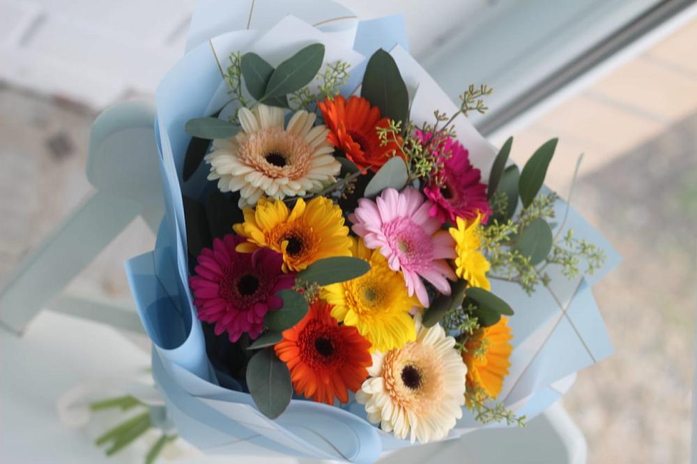 Букет цветов из: Герберы в Медвенке