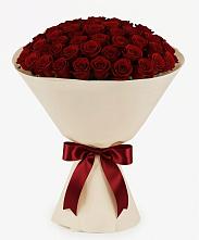 Букет 101 Бордовая роза Блэк Бакарра в Медвенке