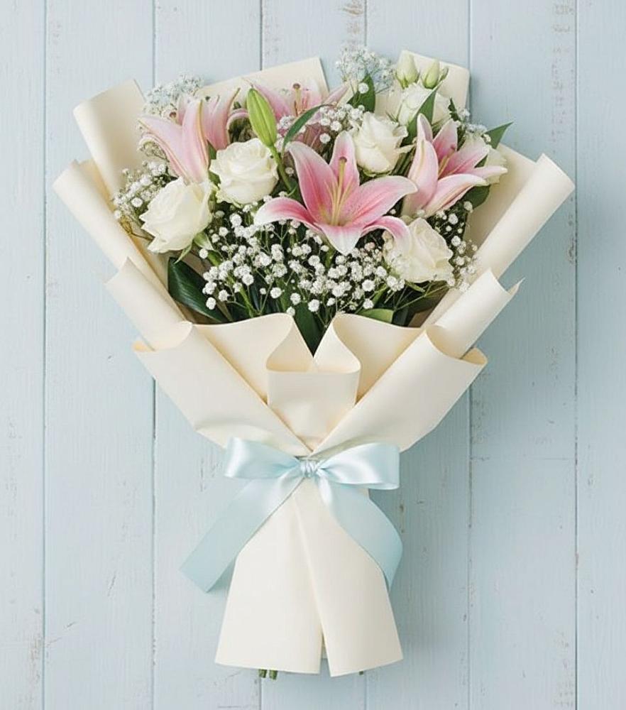 Букет цветов из: Лилии в Медвенке