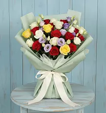 Букет цветов из:  Розы #REPLACE_PRED# Медвенке