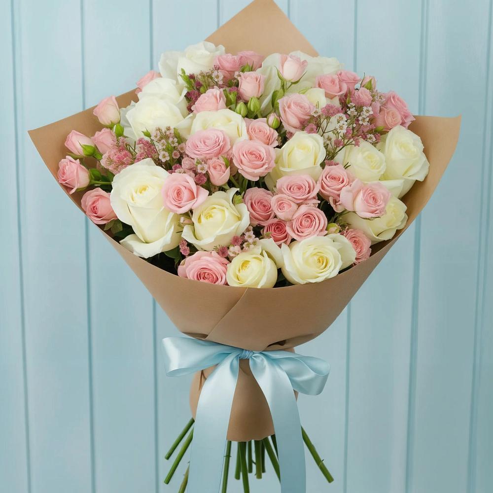 Букет цветов из: Розы в Медвенке