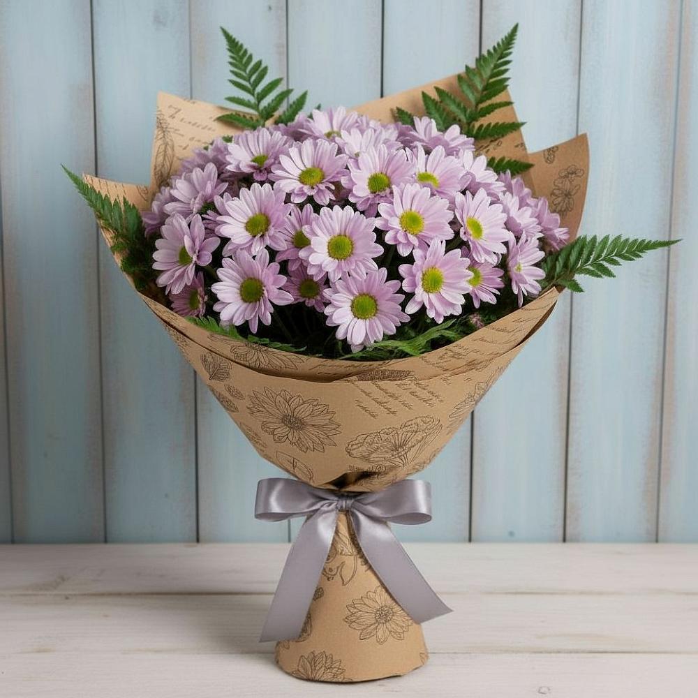 Букет цветов из: Хризантемы в Медвенке