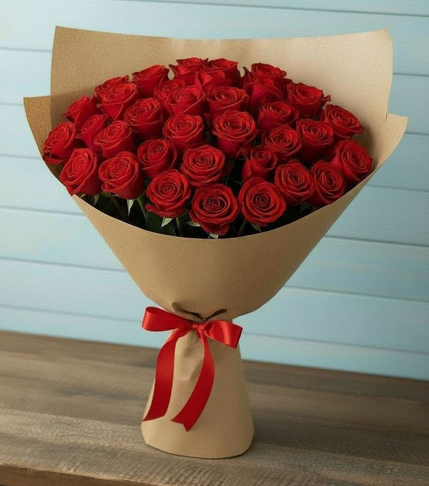 Букет Красные розы Милано в Медвенке