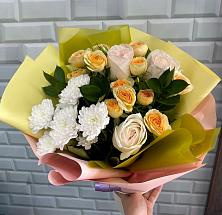 Букет цветов из:  Розы и Хризантемы #REPLACE_PRED# Медвенке