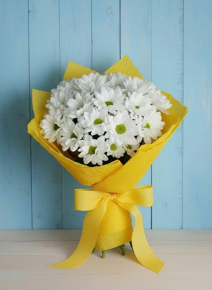 Букет цветов из: Хризантемы в Медвенке