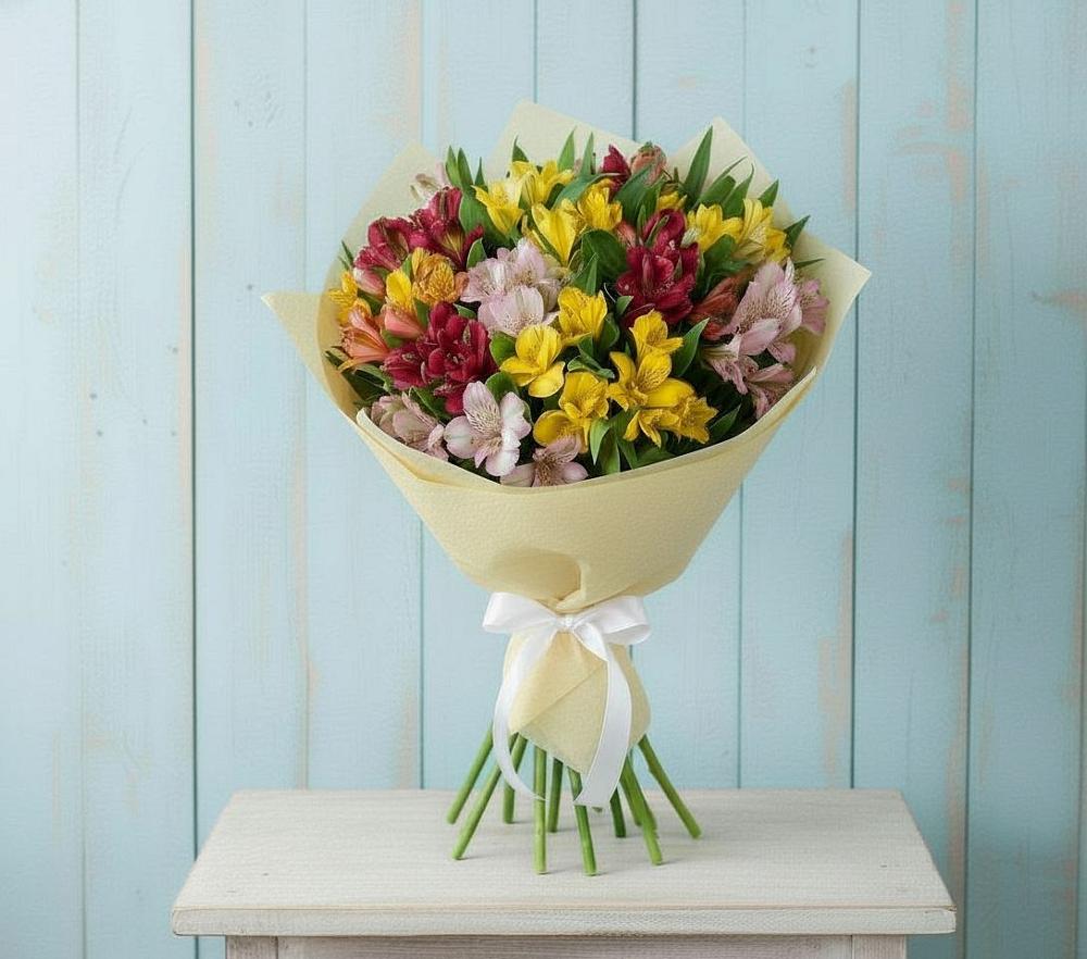 Букет цветов из: Альстромерии в Медвенке