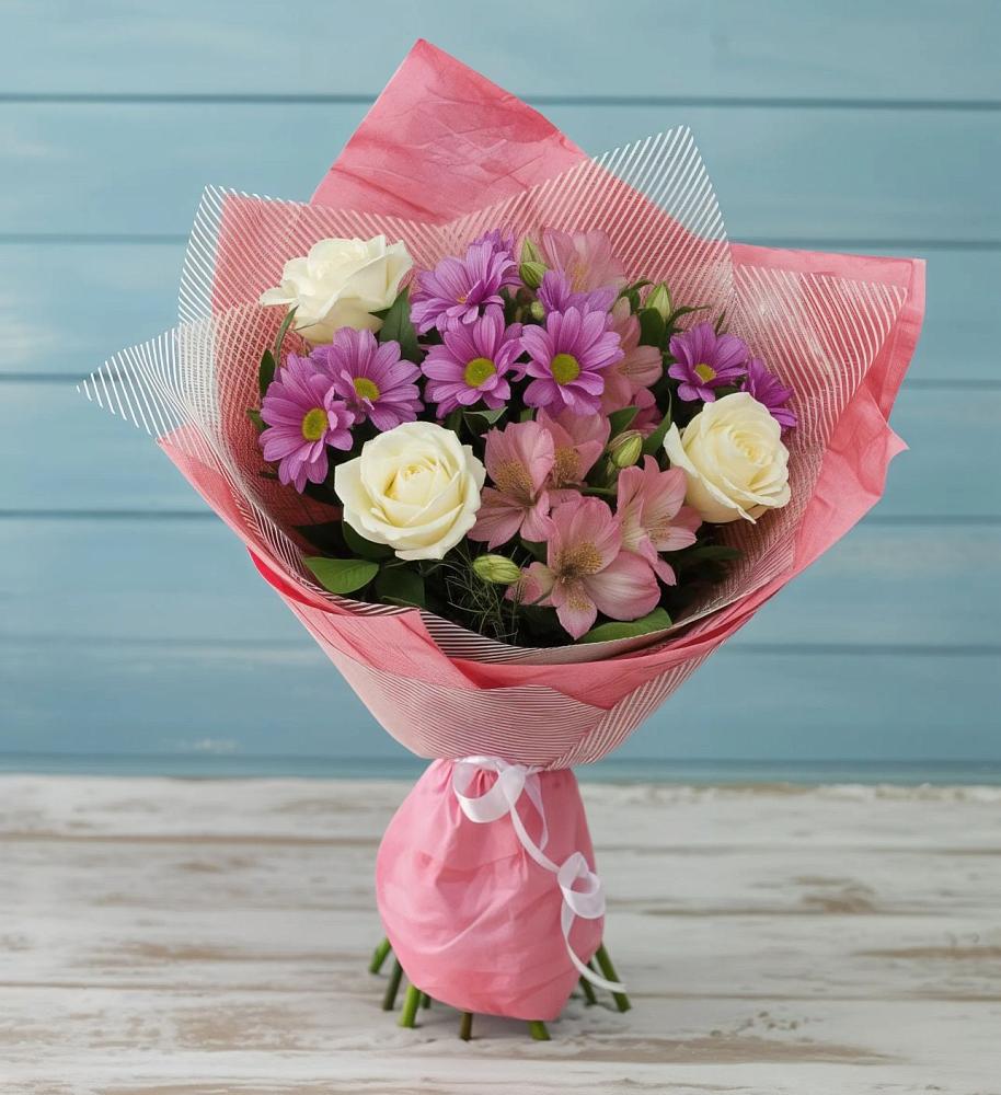 Букет цветов из: Герберы в Медвенке