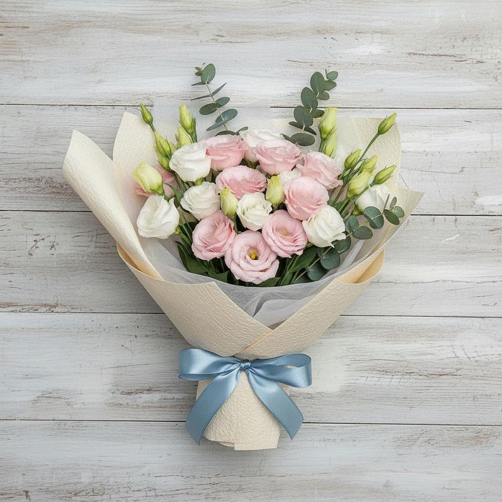 Букет цветов из: Лизиантусы в Медвенке